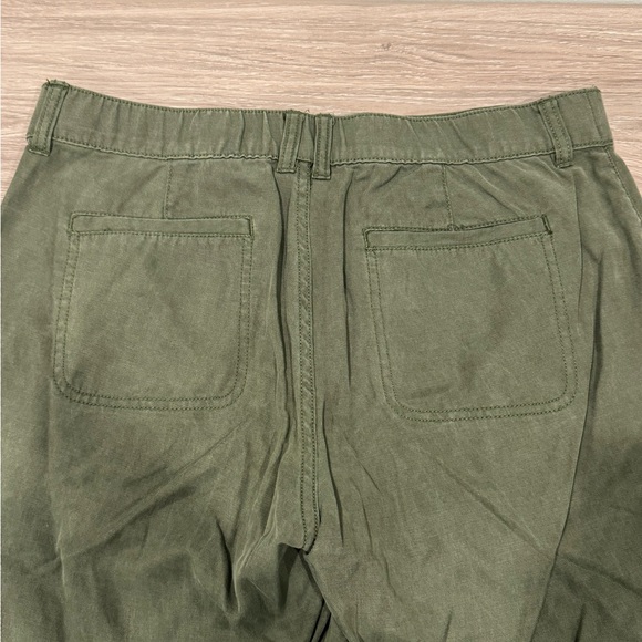 Chaps Olive Green Wide Leg Pants Size 8 - Picture 8 of 16